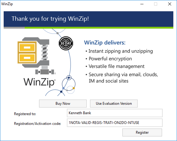 Activation Key For Winzip 16.5